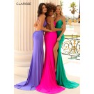 Clarisse 810118 Strappy Open Back Prom Dress