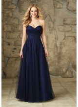 Timeless Tulle Morilee Bridesmaid Dress with Sweetheart Neckline