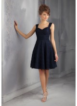 Lace Morilee Bridesmaid Dress with Sweetheart Neckline and Button Back Detail