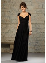 Convertible Jersey Morilee Bridesmaid Dress