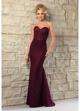 Timeless Lace Morilee Bridesmaid Dress with Corset Bodice