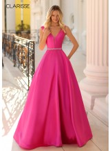 Clarisse 810269 Beaded Belt Prom Dress