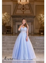 Azure prom dress A7011