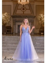 Azure prom dress A7012