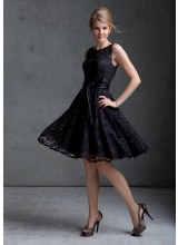 Illusion Neckline Lace Mori Lee Bridesmaid Dress