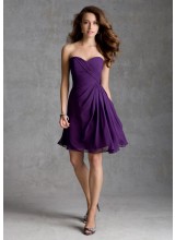 Draped Chiffon Morilee Bridesmaid Dress