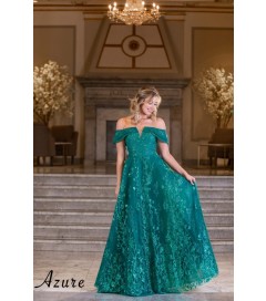 Azure prom dress A7023