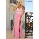 Clarisse 810521 Lace Corset Prom Dress